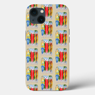 アロハハワイアイランドサーフィン iPhone 13ケース