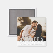 アロハハワイアンアイランドフォトウェディング マグネット (正面/裏面)