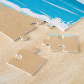 アロハハワイアンサンタビーチキッズクリスマス ジグソーパズル (側面)