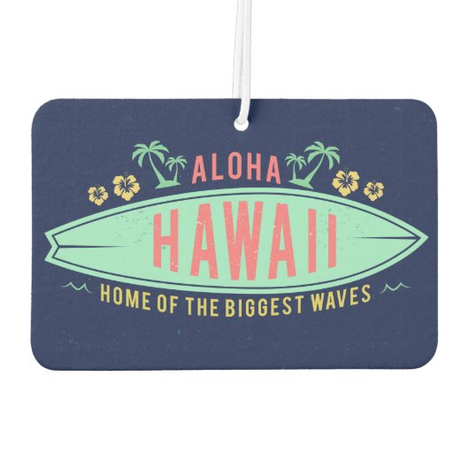 アロハハワイアンサーファーカーエアーフレッシュナー カーエアーフレッシュナー (裏面)