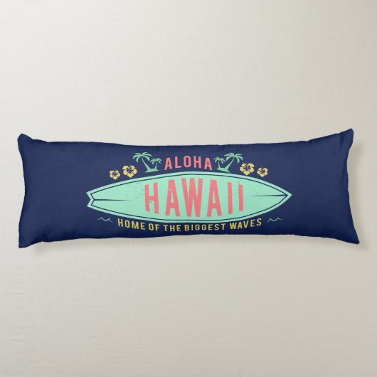 アロハハワイアンサーファー体枕 ボディピロー (裏面)