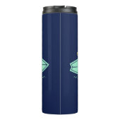 アロハハワイアンサーファー名前をカスタムするタンブラー タンブラー (裏面)