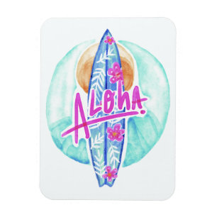 アロハハワイアンサーファー磁石 マグネット