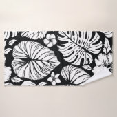 アロハハワイアンシャツのシームレスな背景パターン。 バスタオル (バスタオル)