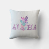 アロハハワイアンパイナップルシルバー クッション (裏面)