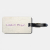 アロハハワイアンパイナップルパーソナライズされた- ラゲッジタグ (裏面横)