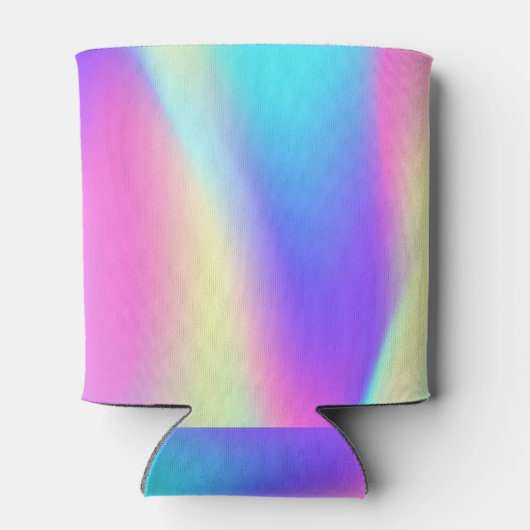 アロハハワイアンパイナップルホログラフィグラデーションック 缶クーラー (裏面)