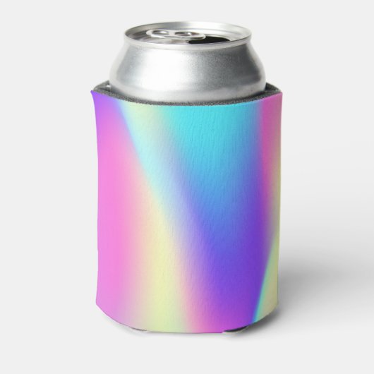 アロハハワイアンパイナップルホログラフィグラデーションック 缶クーラー (缶裏面)