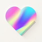 アロハハワイアンパイナップルホログラフィック ノートブック (裏面)