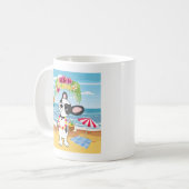 アロハハワイアンパピーマグ コーヒーマグカップ (正面左)