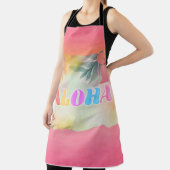 アロハハワイアンフローラ水彩 エプロン (インサイチュ)