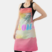 アロハハワイアンフローラ水彩 エプロン (インサイチュ)