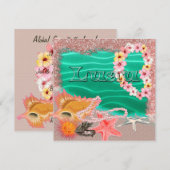 アロハハワイアンルアウ招待状 招待状 (正面/裏面)