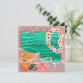 アロハハワイアンルアウ招待状 招待状 (スタンド正面)