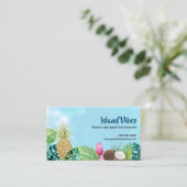 アロハハワイアン水彩 名刺 (スタンド正面)