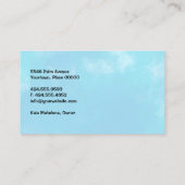 アロハハワイアン水彩 名刺 (裏面)