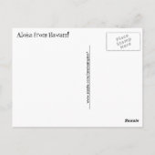 アロハハワイサンセット海 ポストカード (裏面)