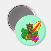 アロハハワイサーファー マグネット (正面/裏面)