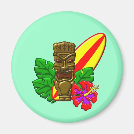 アロハハワイサーファー マグネット (正面)