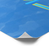 アロハハワイサーフボード ポスター (角)