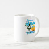 アロハハワイセイリングサンセット コーヒーマグカップ (正面右)