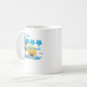 アロハハワイセイリングサンセット コーヒーマグカップ (正面左)