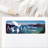 アロハハワイタートルアンドハナウマ湾 ラベル (インサイチュ)