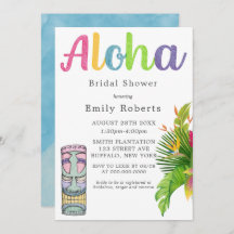 アロハハワイテーマブライダルシャワー