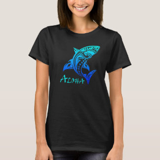 アロハハワイトライバルシャークヴィンテージハワイアンアイランド Tシャツ
