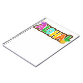 アロハハワイハワイアンアイランドサーフィン ノートブック (左側)