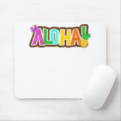 アロハハワイハワイアンアイランドサーフィン マウスパッド (マウス)