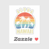 アロハハワイハワイアンアイランドシャツパームビーチサーフ シール (シート)