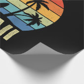 アロハハワイハワイアンアイランドシャツパームビーチサーフ ラッピングペーパー (角)