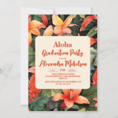 アロハハワイハワイアンアイランド卒業パーティー 招待状 (正面)