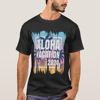 アロハハワイハワイアンバケーションマッチングファミリー Tシャツ