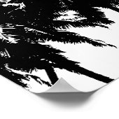 アロハハワイパームツリーズトロピックストラベル ポスター (角)