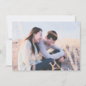 アロハハワイビーチ結婚式写真保存日時 セーブザデート (裏面)