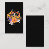 アロハハワイフラワーズハワイアントゥーカン 名刺 (正面/裏面)