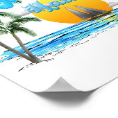 アロハハワイルサンセット ポスター (角)