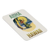 アロハハワイヴィンテージフラガール マグネット (右側)