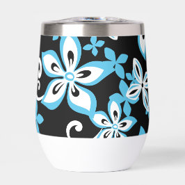 アロハハワイ模様（ブラック/ブルー）