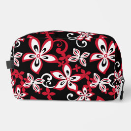 アロハハワイ模様（黒/赤） ドップキット