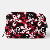 アロハハワイ模様（黒/赤） ドップキット (裏面)