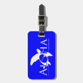 アロハハワイ諸島カメ ラゲッジタグ (正面縦)