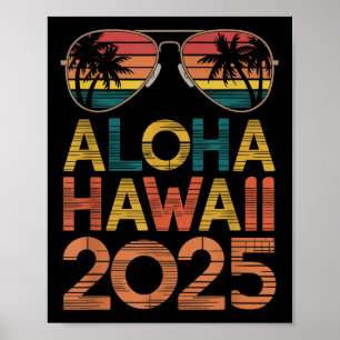 アロハハワイ2025夏の旅行に最適ビーチ李 ポスター