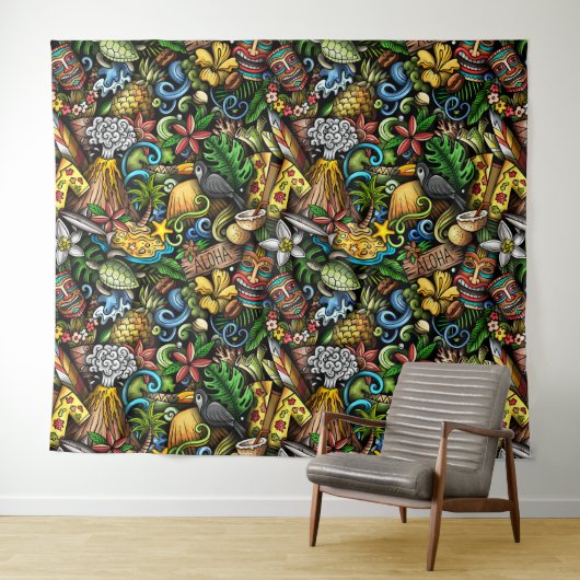 アロハハワイ タペストリー (インサイチュ(横))