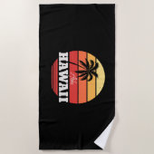 アロハハワイ ビーチタオル (正面)