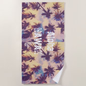 アロハハワイ ビーチタオル (正面)