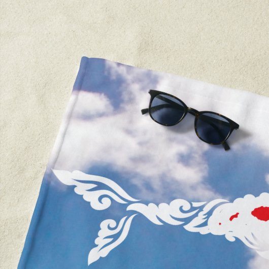 アロハハワイ ビーチタオル (インサイチュ)