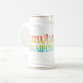 アロハハワイ ビールジョッキ (正面左)
